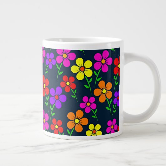 Grande Tasse Colorful Floral Pattern (Droite)