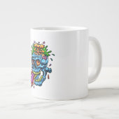 Grande Tasse Colorful Skull Explosion (Devant droit)