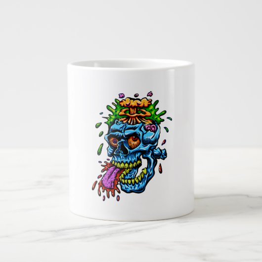 Grande Tasse Colorful Skull Explosion (Devant)