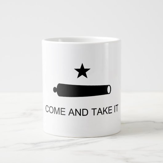 Grande Tasse Come & Take It ! Flag de Texas State (Devant)