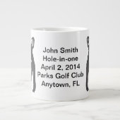Grande Tasse Commémoration du trou en un sur mesure (Devant)