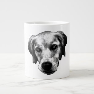 Grande Tasse Compagnon de cidre du matin en monochrome