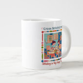 Grande Tasse Compagnon de Point de Croix (Devant droit)