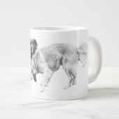 Grande Tasse Compagnons dans la Lumière d'automne (Devant droit)