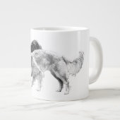 Grande Tasse Compagnons d'automne dans l'ombre (Devant droit)