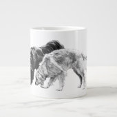 Grande Tasse Compagnons d'automne dans l'ombre (Devant)