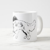 Grande Tasse Compagnons douces en encre (Devant droit)