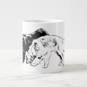 Grande Tasse Compagnons douces en encre (Devant)
