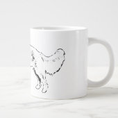 Grande Tasse Compagnons douces en encre (Droite)