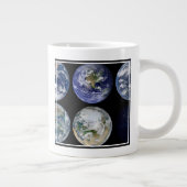 Grande Tasse Comparaison D'Image De Vues Iconiques De La Planèt (Droite)