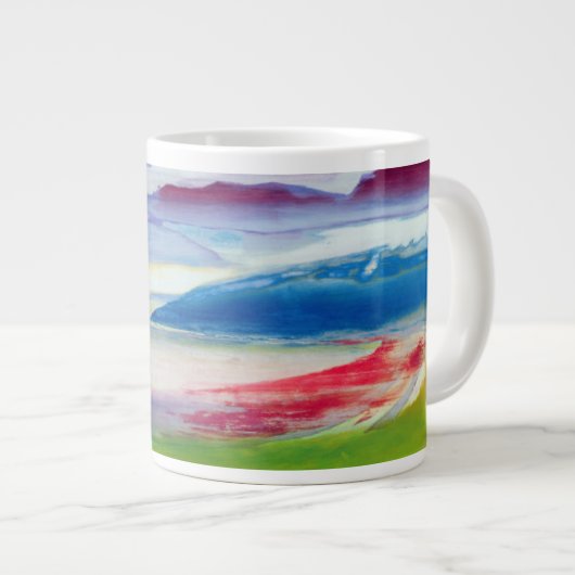 Grande Tasse Composition abstraite (Devant droit)