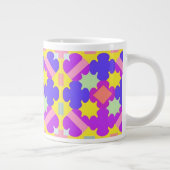 Grande Tasse Conception Abstraite Géométrique Colorée (Droite)