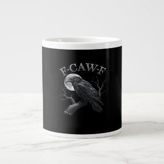 Grande Tasse Conception Classique Gothique de Lune d'Oiseau F-C
