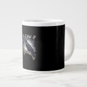 Grande Tasse Conception créative et décontractée d'oiseau corbe (Devant droit)