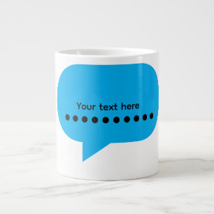 Grande Tasse Conception de bulles de dialogue personnalisées – 
