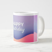 Grande Tasse Conception de Célébration d'Anniversaire (Devant droit)