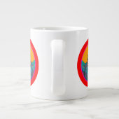 Grande Tasse Conception de cercle de poulet (Dos)