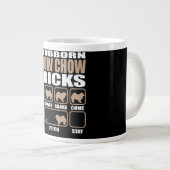 Grande Tasse Conception de Chow Chow Tricks (Devant droit)
