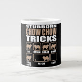 Grande Tasse Conception de Chow Chow Tricks (Devant)