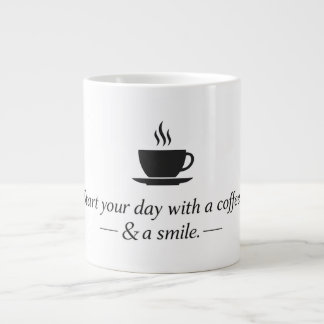 Grande Tasse Conception de citation de café minimaliste – Typog