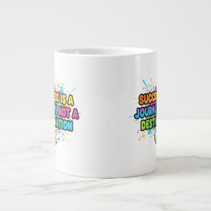 Grande Tasse Conception de citation motivationnelle de réussite