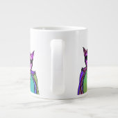Grande Tasse Conception de créatures félines pour raquette de p (Dos)