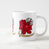 Grande Tasse Conception de dés barbares (Droite)