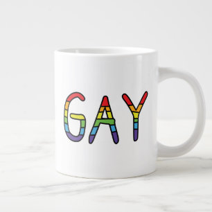 Grande Tasse Conception de Doodle Gay