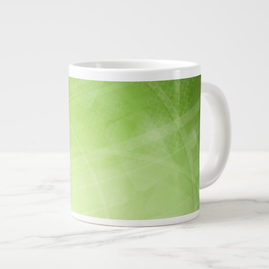 Grande Tasse Conception de feu vert dans le style de pointe (Devant droit)
