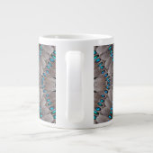 Grande Tasse Conception de fractale Plume de Faisan (Dos)