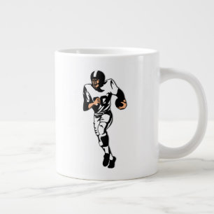 Grande Tasse Conception de joueur de football américain / desig