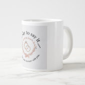 Grande Tasse Conception de la musique pour les filles ami (Devant droit)