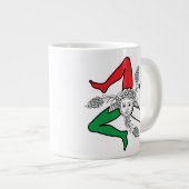 Grande Tasse Conception de la Trinacrie méduse sicilienne (Devant droit)