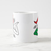 Grande Tasse Conception de la Trinacrie méduse sicilienne (Devant)
