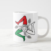 Grande Tasse Conception de la Trinacrie méduse sicilienne (Droite)