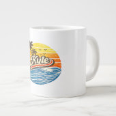 Grande Tasse Conception de nom Kyle Retro Sunset (Devant droit)