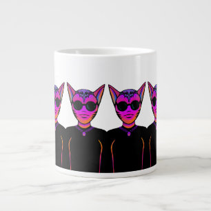 Grande Tasse Conception de personnages félins