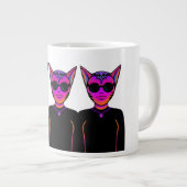 Grande Tasse Conception de personnages félins (Devant droit)