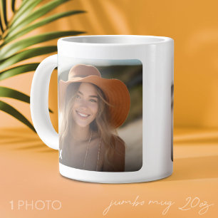 Grande Tasse Conception de photo minimale tendance avec année