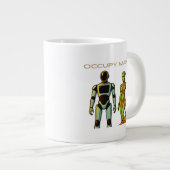Grande Tasse Conception de robot humanoïde futuriste (Devant droit)