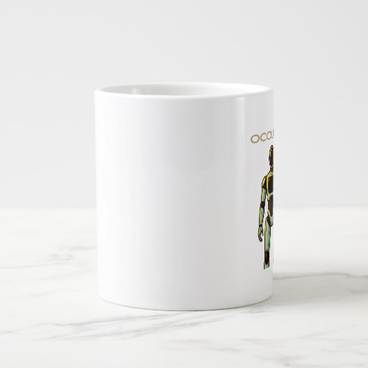 Grande Tasse Conception de robot humanoïde futuriste (Devant)