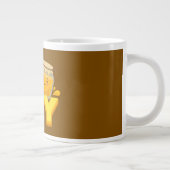 Grande Tasse Conception de texte de miel mignon (Droite)