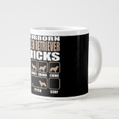 Grande Tasse Conception de Tricks Golden Retriever (Devant droit)