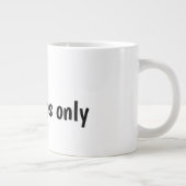Grande Tasse Conception de typographie Good Vibes Only (Droite)