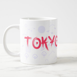 Grande Tasse Conception de typographie tokyoïte époustouflante