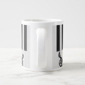 Grande Tasse Conception du clavier de piano (Dos)