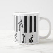 Grande Tasse Conception du clavier de piano (Droite)