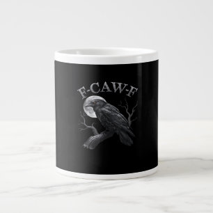 Grande Tasse Conception F-Caw-F Bird Moon gothique classique co
