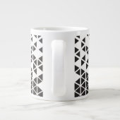 Grande Tasse Conception géométrique Abstraite (Dos)