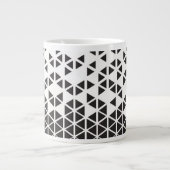 Grande Tasse Conception géométrique Abstraite (Devant)